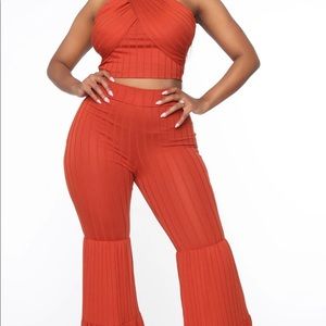 TAKING IT BACK FASHION NOVA SET- new with tags